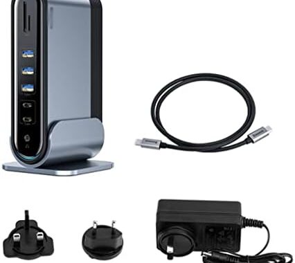 Power adapter docking Station Laptop Multifunctional Converter Splitter accessories