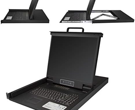 StarTech.com 16 Port Rackmount KVM Console w/ 6ft Cables – Integrated KVM Switch w/ 19" LCD Monitor – Fully Featured 1U LCD KVM Drawer- OSD KVM – Durable 50,000 MTBF – USB + VGA Support